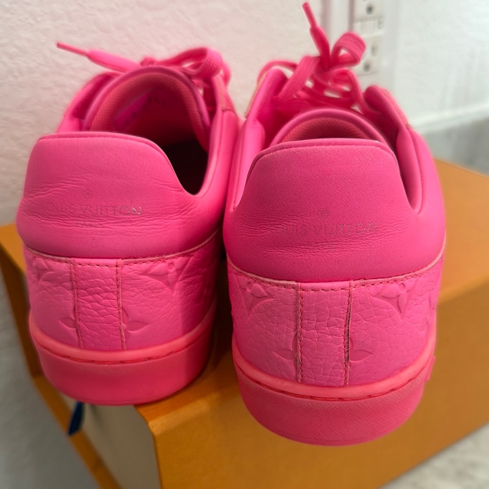 Louis Vuitton Men’s hot Pink Sneakers - Picture 4 of 9